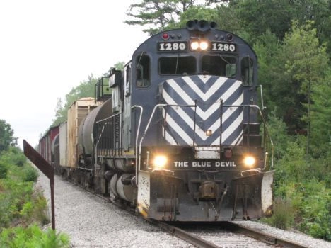 Lake State Railway 1280 NB south of Frederick 2008 [Jim Slater]